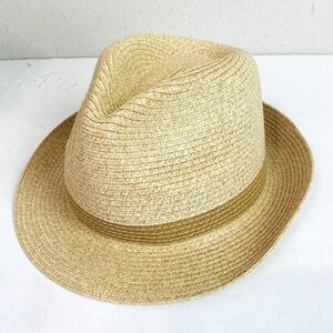 DPC Dorfman Pacific Straw Fedora Hat XL